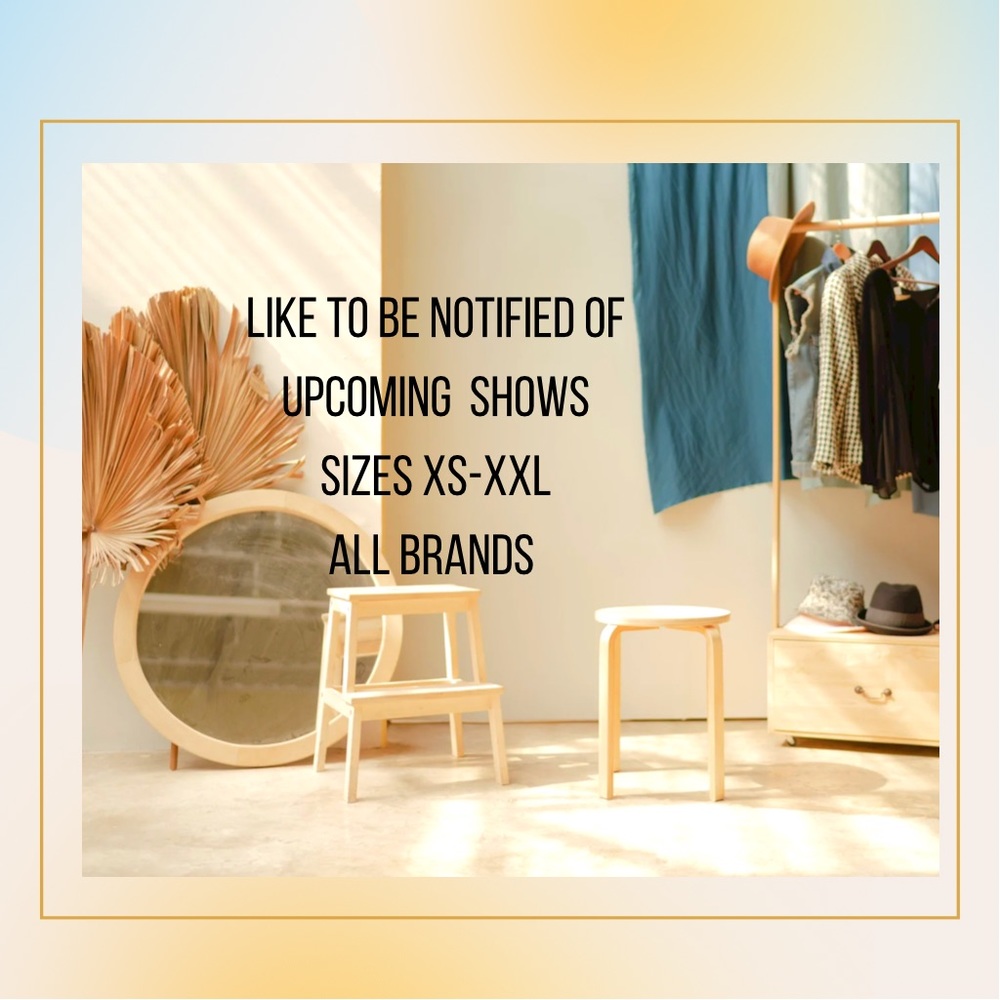 Like to be notified of all of my upcoming shows💕 Add your size in the comments